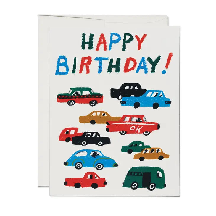 Traffic Happy Birthday Card