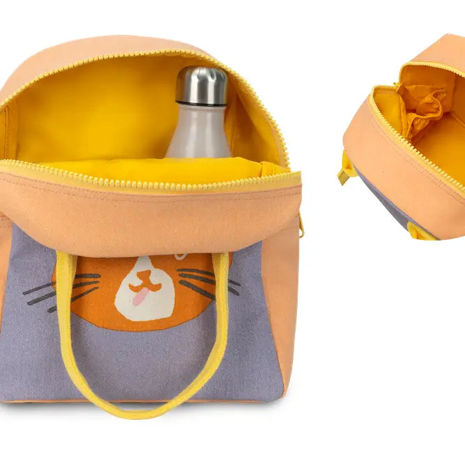 Zipper Lunch Bag Cat