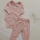 Pink Heart Collar Set