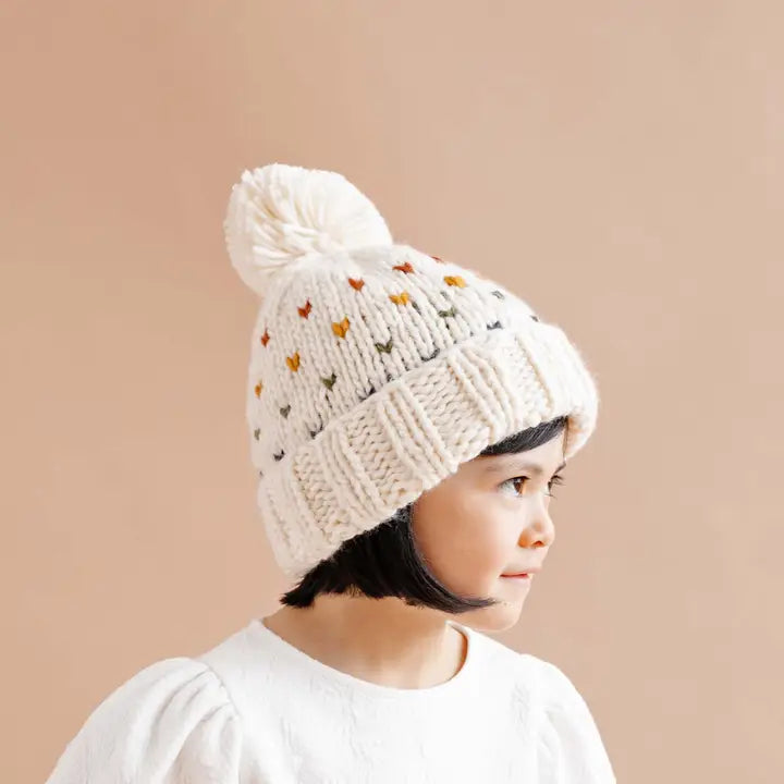 Classic Pom Beanie Hearts