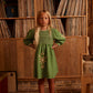 Apolina Noemie Dress Retro Green