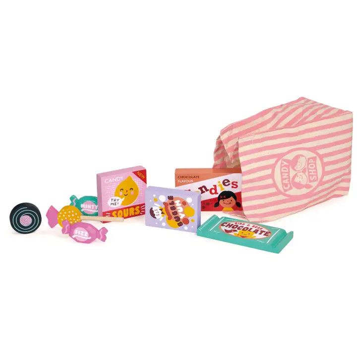 Candy Shop Bag + Wooden Candy