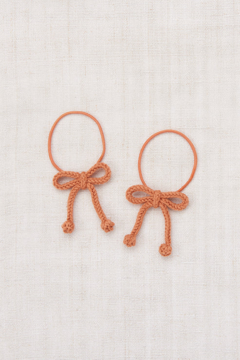 Misha & Puff Bow Elastic Set Palomino