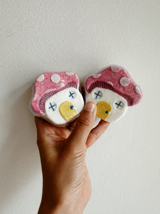 Mushroom House Bath Bomb + Toy