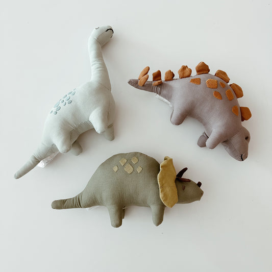 Linen Dinosaur Toy (3 Styles)