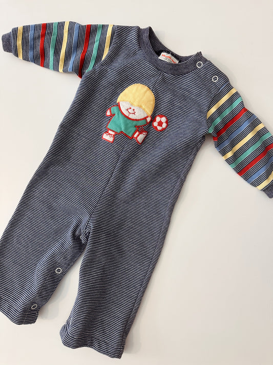Vintage Soccer Romper