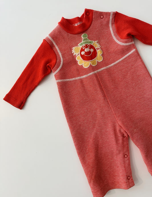 Vintage Clown Romper
