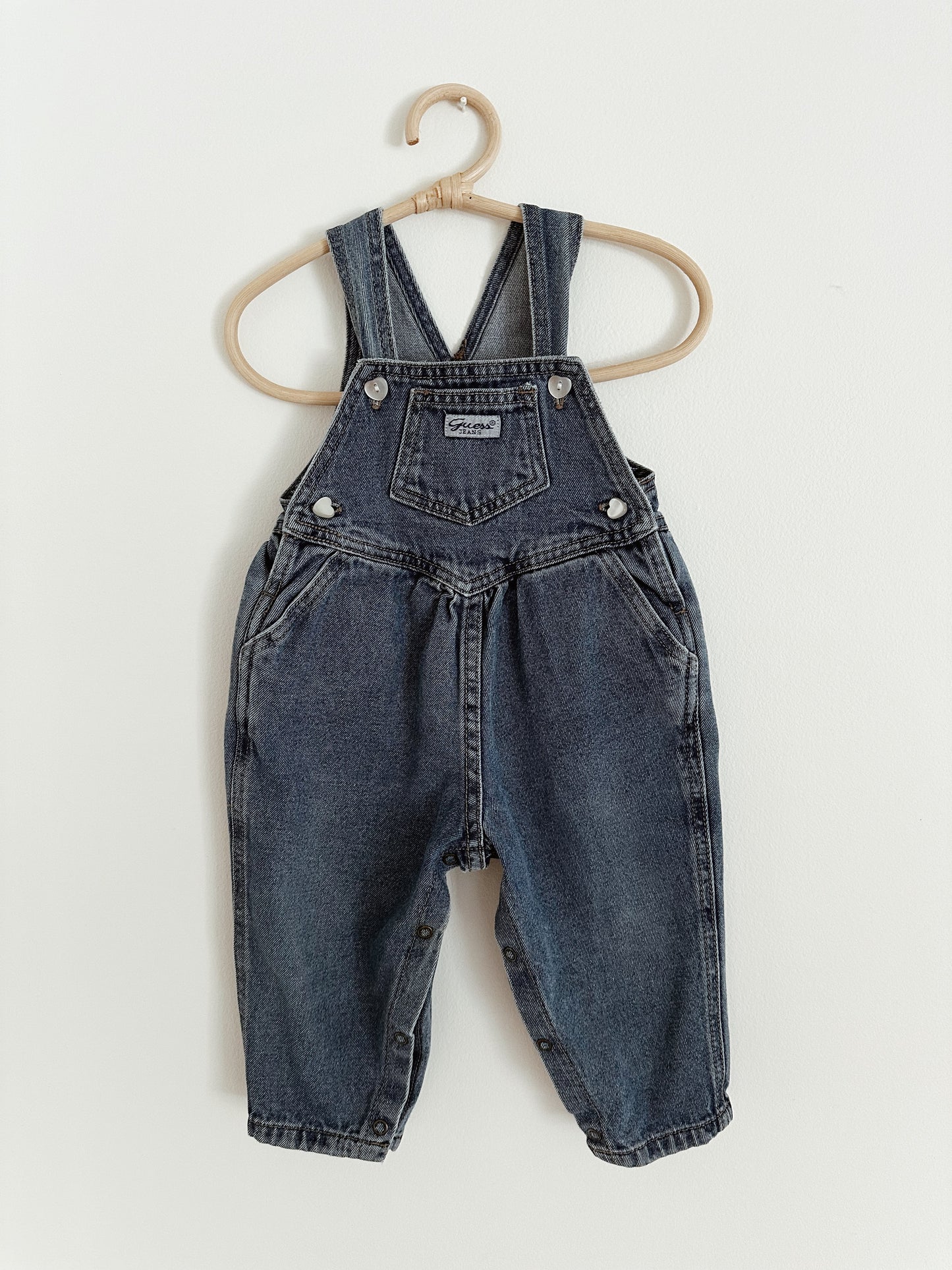 Vintage Guess Overalls Hearts