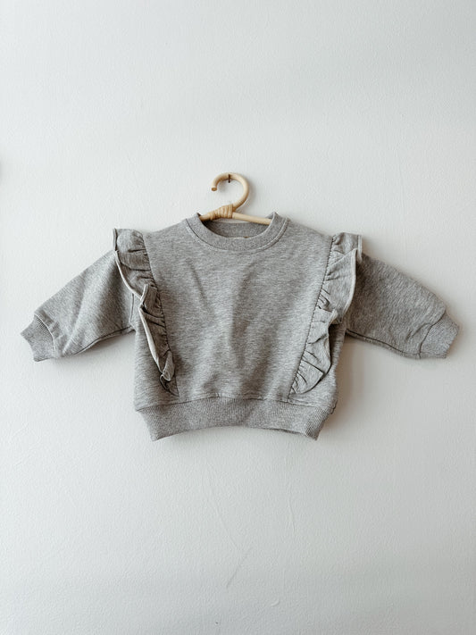 Eadaie Ruffle Sweatshirt