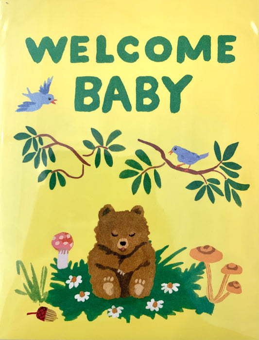 Welcome Baby Bear Card