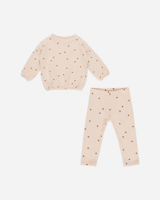 Spongey Knit Set || Shell Stars