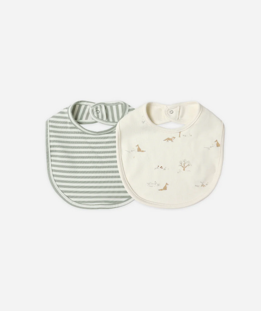 Quincy Mae Bib Set Foxes