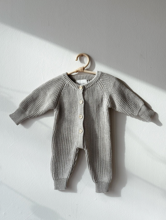 Eadaie Knit Onepiece Pewter