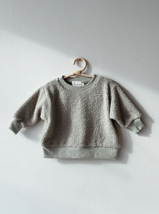 Eadaie Teddy Pullover Pistachio