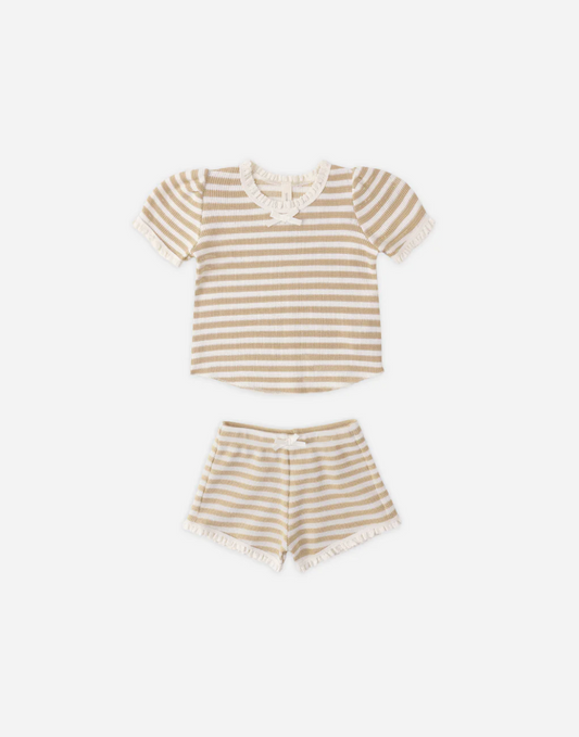 Quincy Mae Ruby Set Butterscotch Stripe