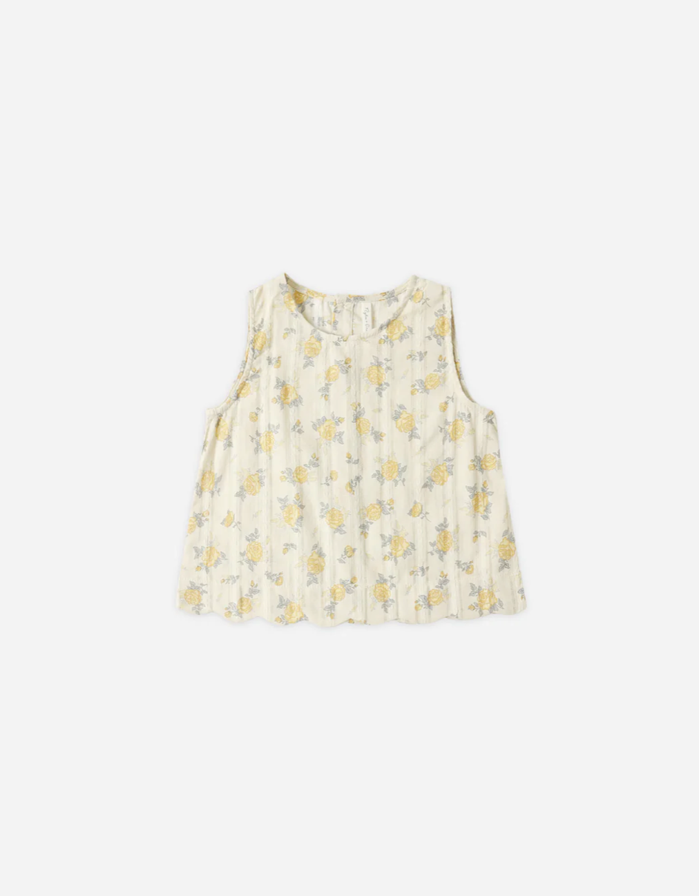 Rylee & Cru Lenny Top Lemon Ditsy Flower