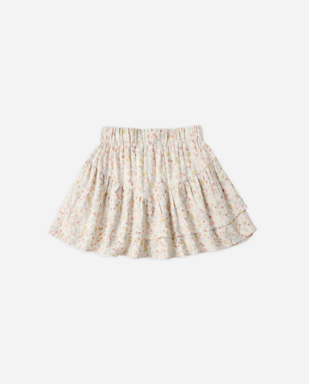 Rylee & Cru Tiered Mini Skirt Summer Garden