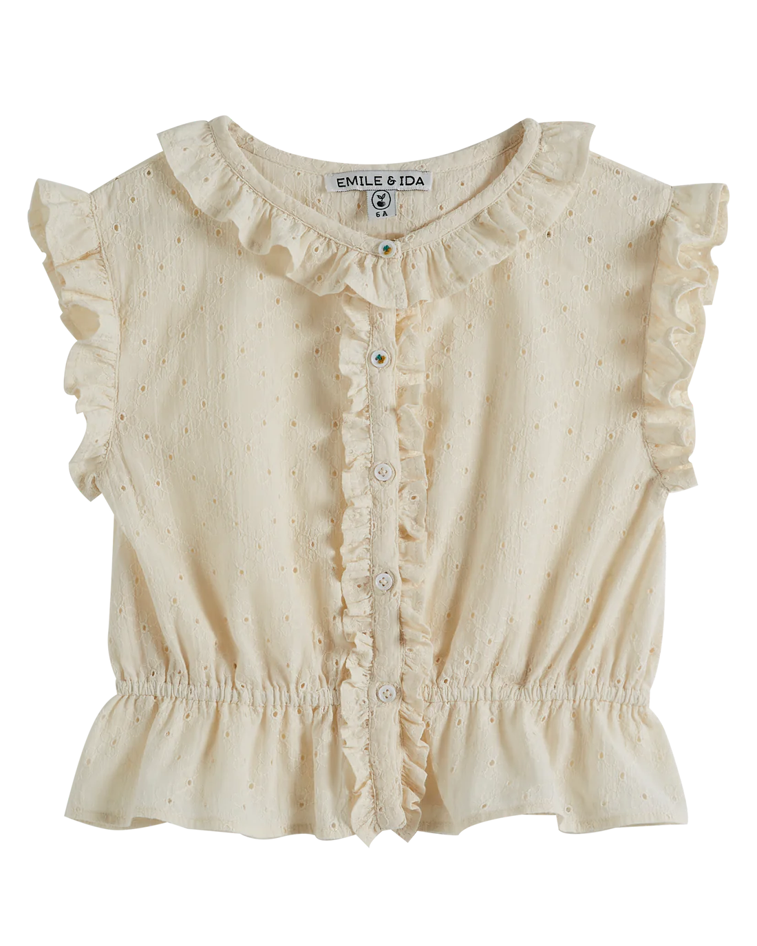 Chantily english embroidery blouse