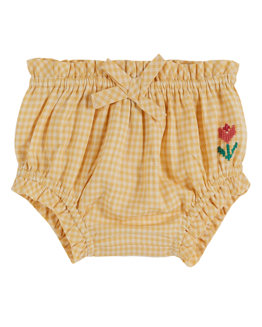 Bloomers vichy yellow