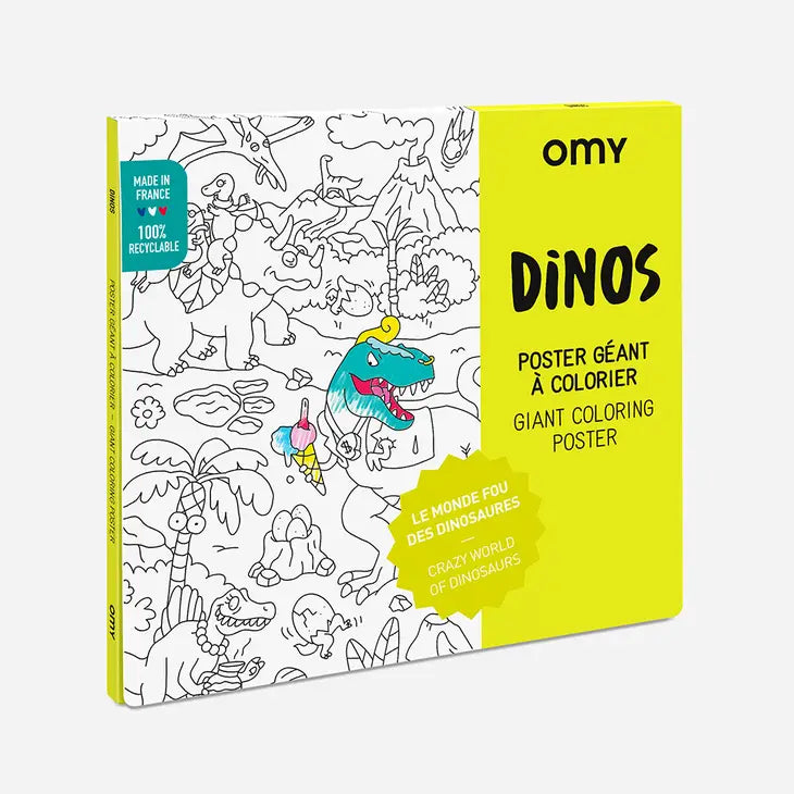 Omy Giant Coloring Poster Dino
