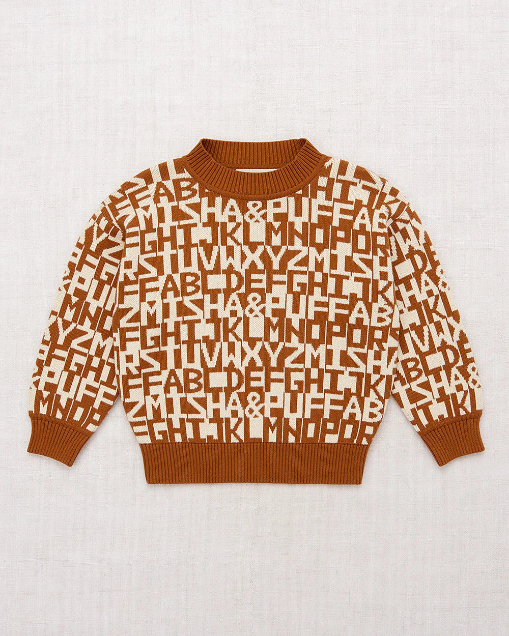 Range Sweater Acorn Alphabet