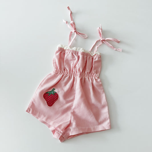 Vintage Strawberry Jumpsuit