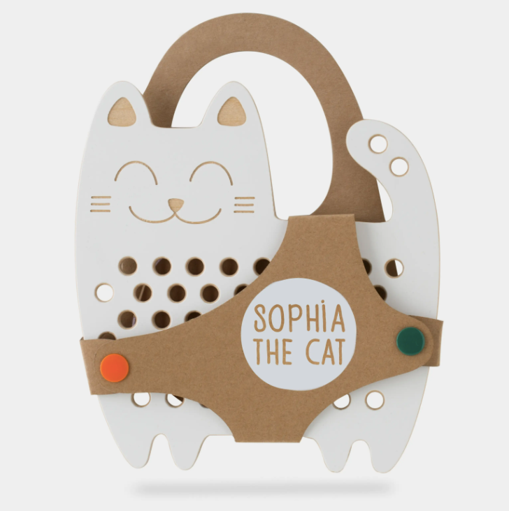 Sophia the Cat Lacing Toy