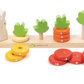 Wooden Counting Carrots Toy