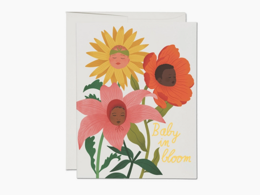 Baby In Bloom Card