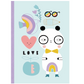 Panda Love Notebook with Stickers