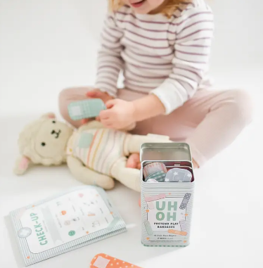 Pretend Play Bandages + Tin