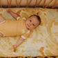 Beneath the Waves Linen Fitted Bassinet Sheet/Changing Pad Cover