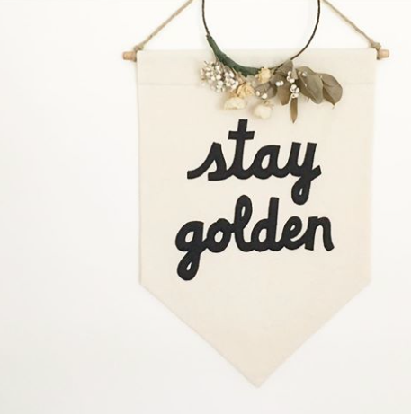 Secret Holiday Co. Stay Golden Exclusive Banner