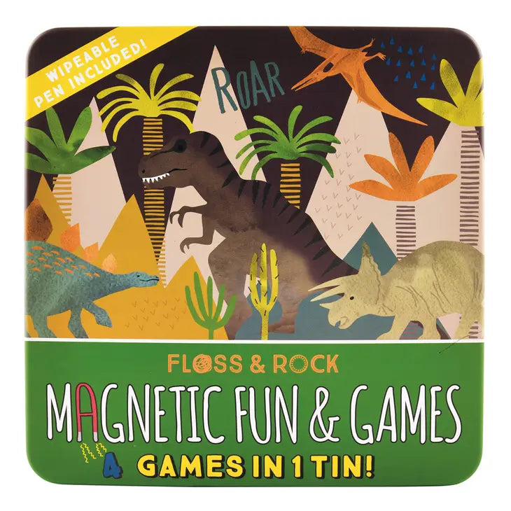 Dino Magnetic Game Set