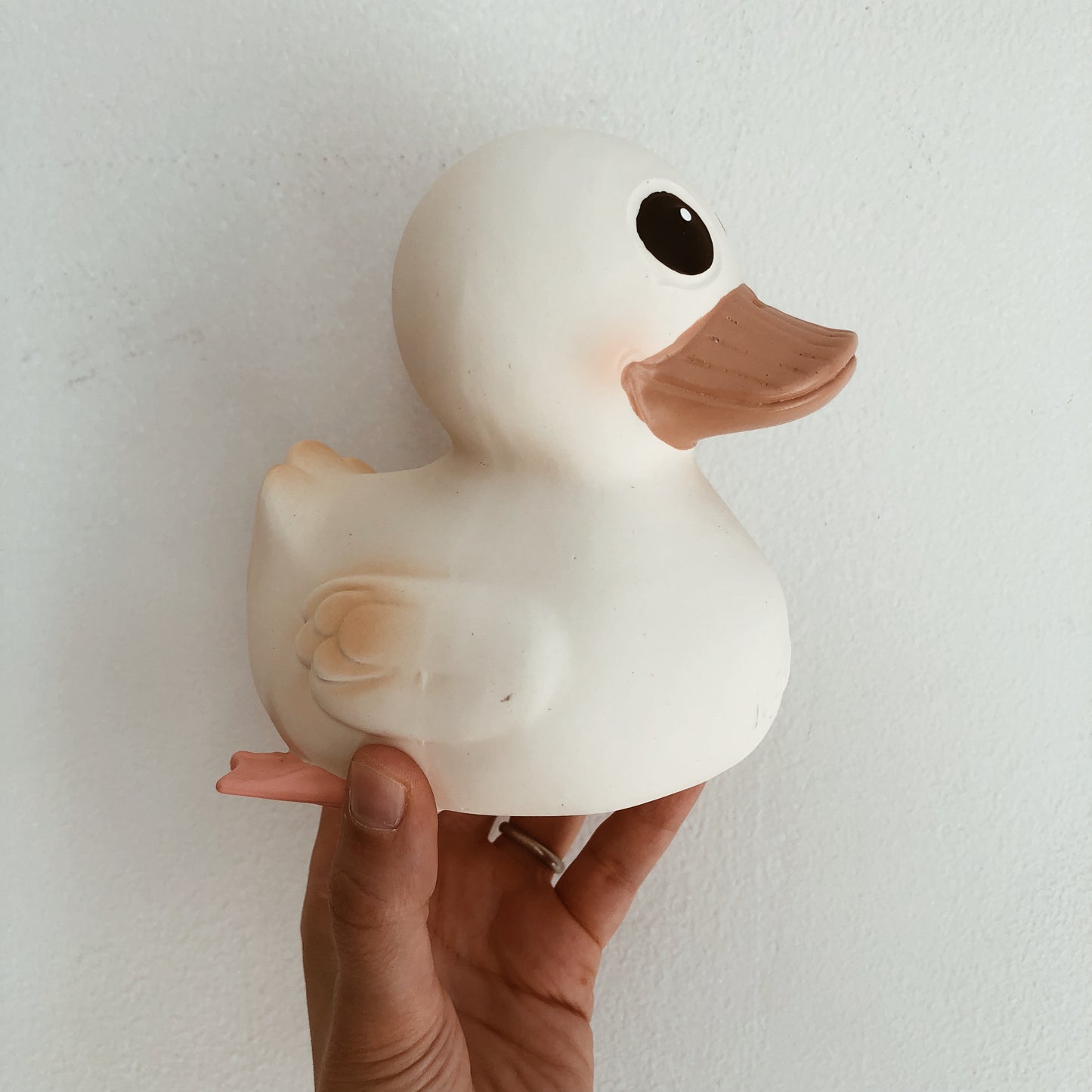 All Natural White Rubber Duck