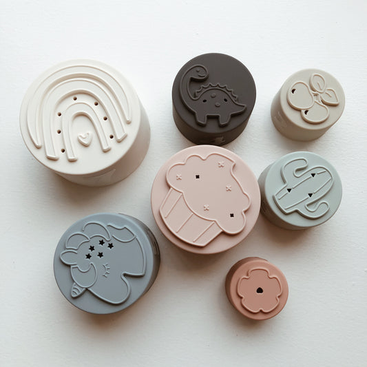 Silicone Stacking Cup Set